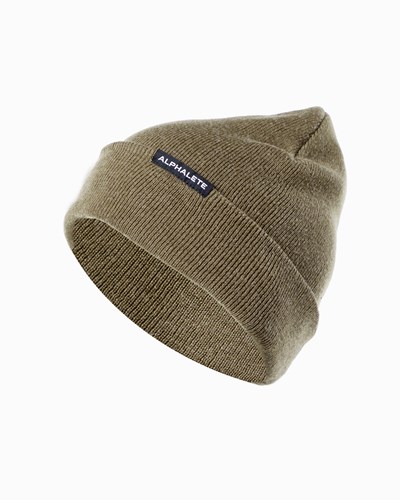 Alphalete Bavlněné Knit Beanie Tmavě | 53721UVHK