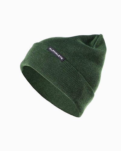 Alphalete Bavlněné Knit Beanie Wild Sage | 20479PZRV