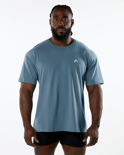 Alphalete Drop Shoulder Tee Blankyt | 60724MQRV