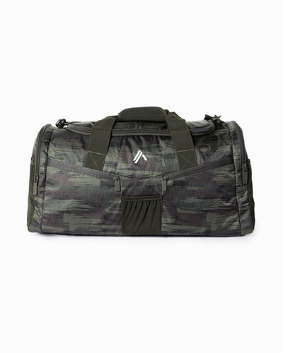 Alphalete Duffel Bag Olivy Zelené Maskáčové | 34975JEZT