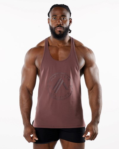 Alphalete Fitted Performance Stringer Merlot | 70458FNPT