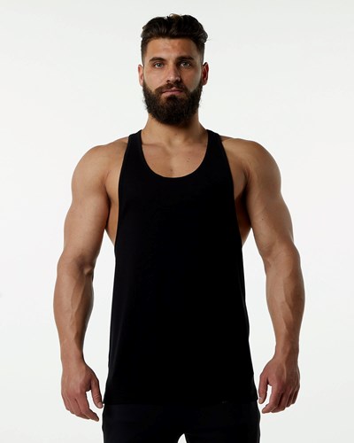 Alphalete Fitted Premium Stringer Černé | 70915ZNBC