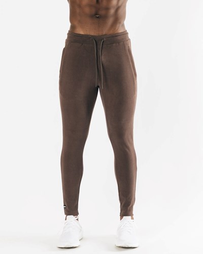 Alphalete Fitted Single-Brushed 30" Jogger Cocoa | 26718EAIU