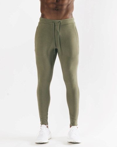 Alphalete Fitted Single-Brushed 30" Jogger Světle Olivy Zelené | 64395XMNW