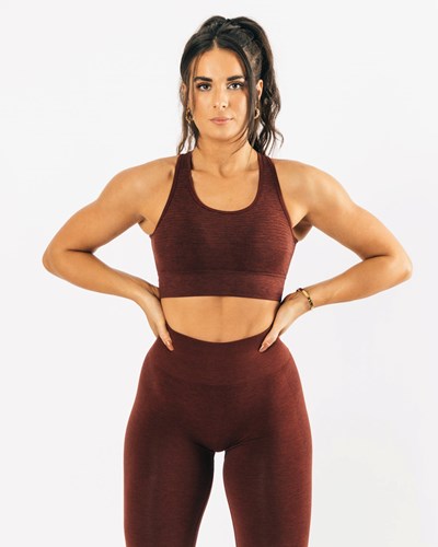 Alphalete High-Impact Seamless Sports Bra Měď | 42587FHVZ