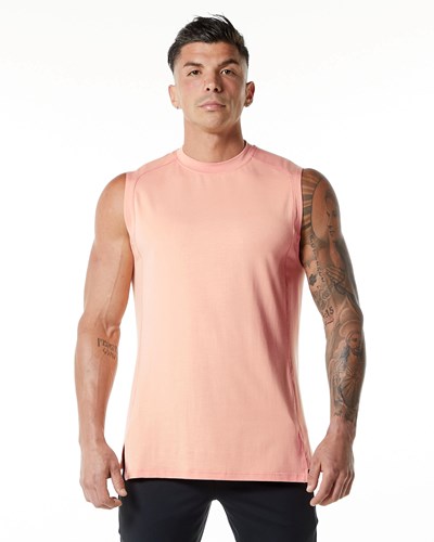 Alphalete High-Neck Premium Tank Koralove | 34701DFQP