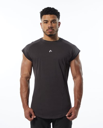 Alphalete High Performance Bez Rukávů Tee Šedé | 05987NJID