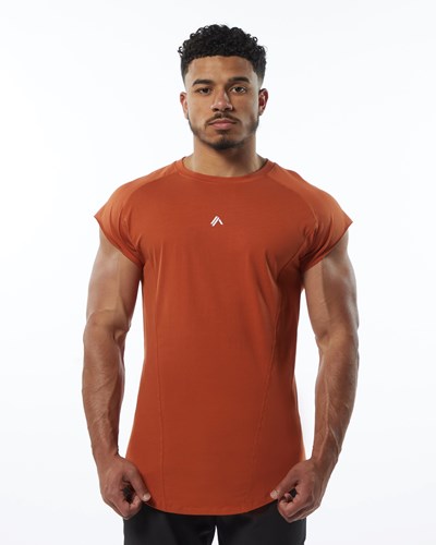 Alphalete High Performance Bez Rukávů Tee Sour Tangerine | 72468ZQSD