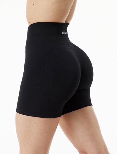 Alphalete High Performance Seamless Krátké Černé | 25637BHFV