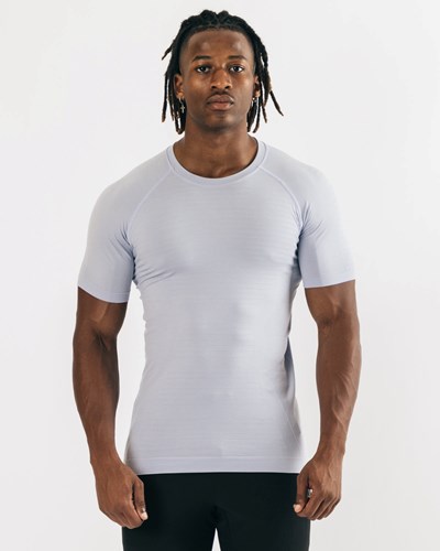 Alphalete High Performance Seamless Krátké Sleeve Tee Světle Fialové | 87134WDGO