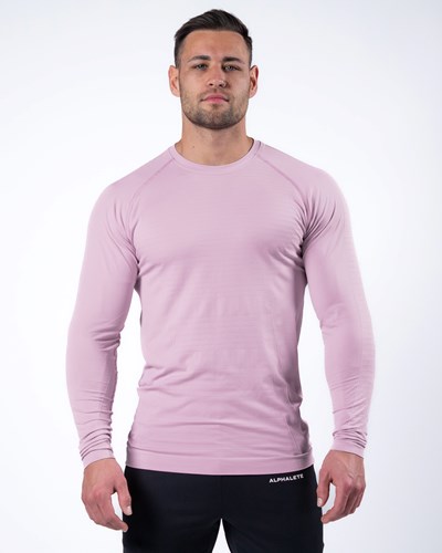 Alphalete High Performance Seamless Long Sleeve Tee Bloom | 43901XBJS