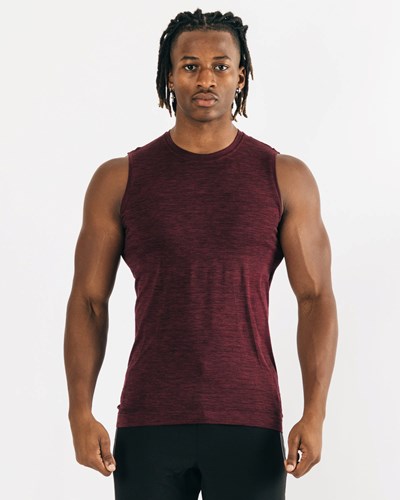 Alphalete High Performance Seamless Tank Černé | 08235HDQS