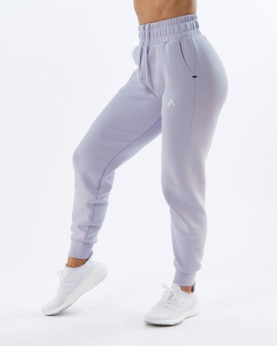 Alphalete Interlock Knit Cuffed Jogger Lilac | 14396YNBA