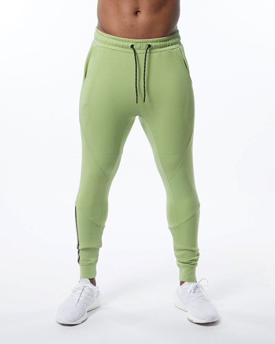 Alphalete Interlock Knit Cuffed Jogger Světle Zelene | 24965RIUB