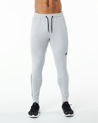 Alphalete Interlock Knit Cuffed Jogger Šedé | 61295FABE