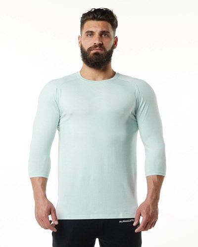 Alphalete Premium 3/4 Sleeve Tee Blankyt | 03678SHKC