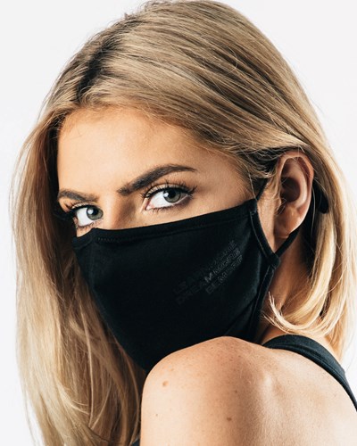 Alphalete Reusable Face Mask Černé | 74319XQZP