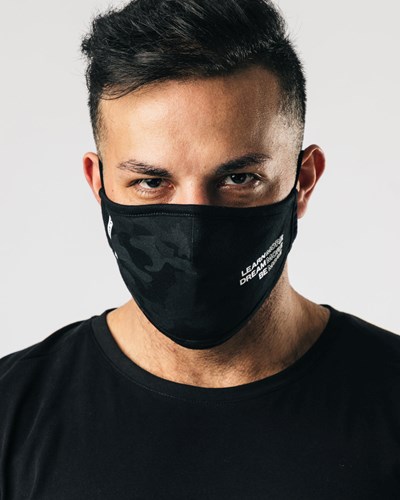 Alphalete Reusable Face Mask Černé Maskáčové | 50286JILT