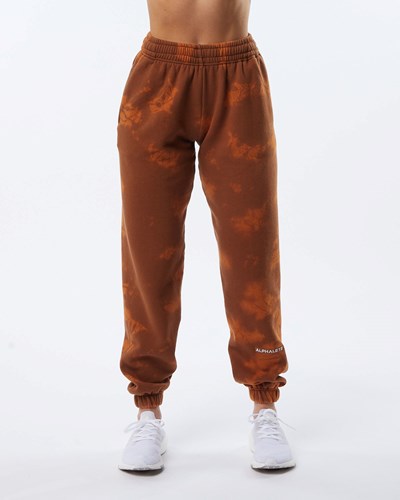 Alphalete Washed 30" Fleece Jogger Penny | 98567XAGU