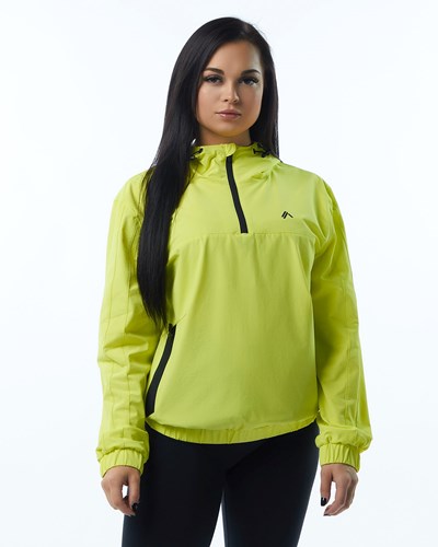 Alphalete Woven Performance Jacket Citrus Slice | 20795KJHT