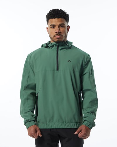 Alphalete Woven Performance Jacket Zelene | 26014WHZO