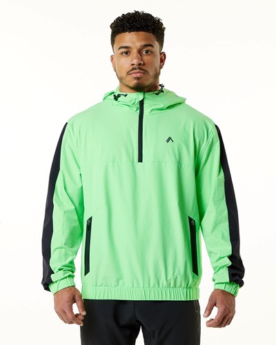 Alphalete Woven Performance Jacket Zelene | 58269MWJI