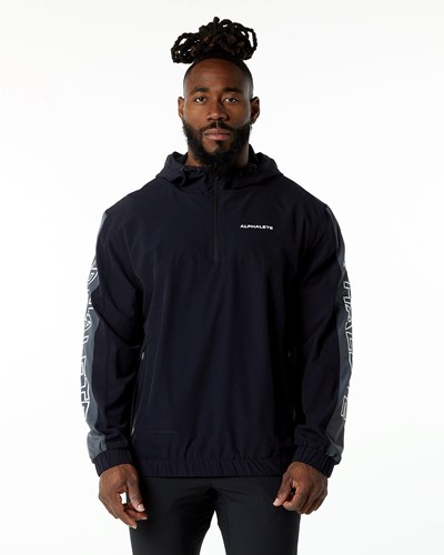 Alphalete Woven Performance Jacket Černé | 75391CAQI