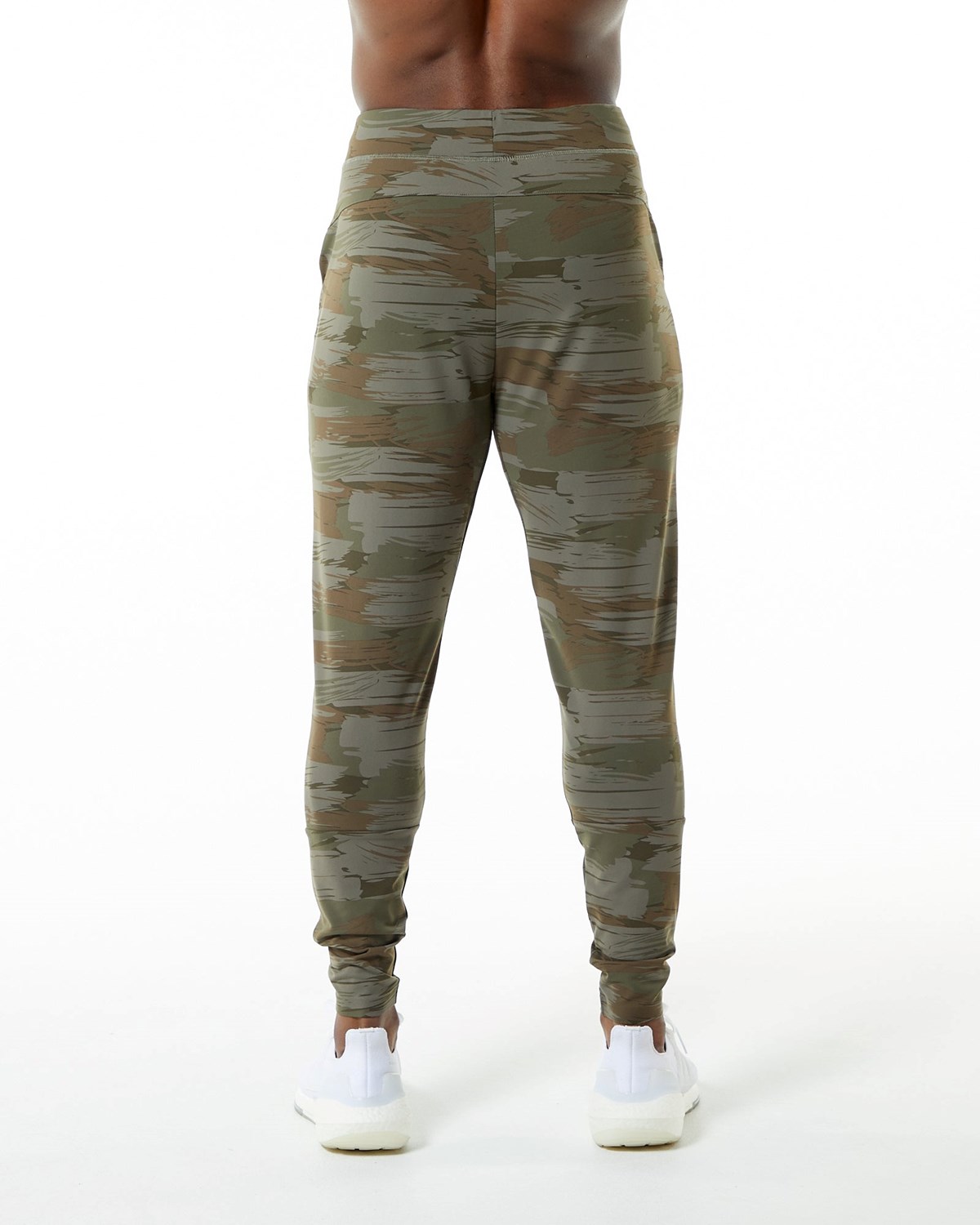 Alphalete 4-Way Stretch Jogger Olivy Zelené Maskáčové | 10762MOJB