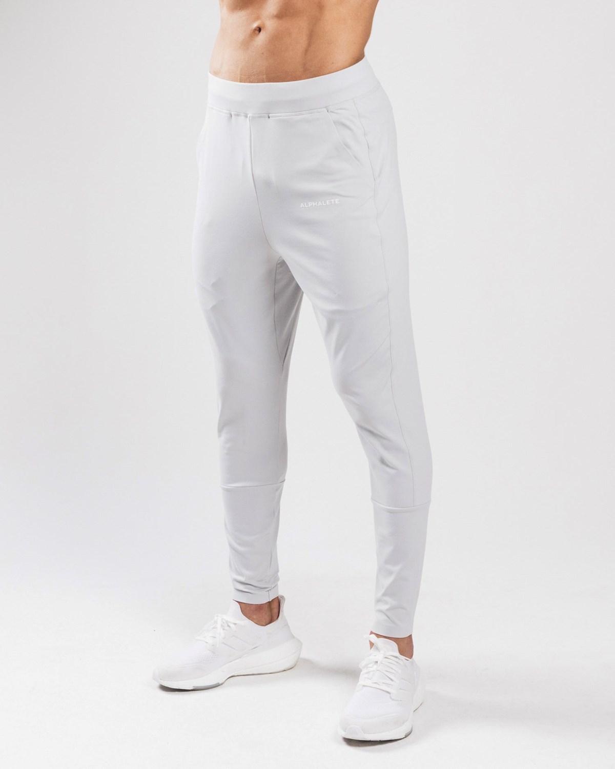 Alphalete 4-Way Stretch Jogger Stříbrné | 61705XQEJ