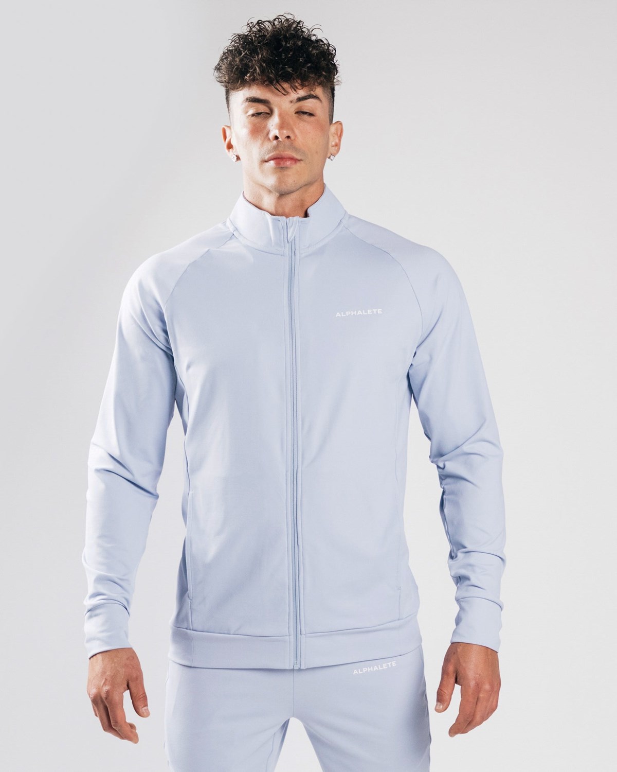 Alphalete 4-Way Stretch Track Jacket Blankyt | 46283DXKR