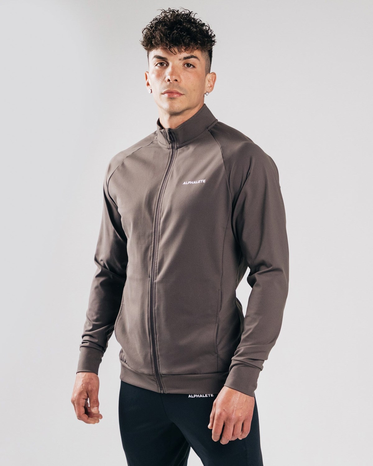 Alphalete 4-Way Stretch Track Jacket Striker | 81972HTBE