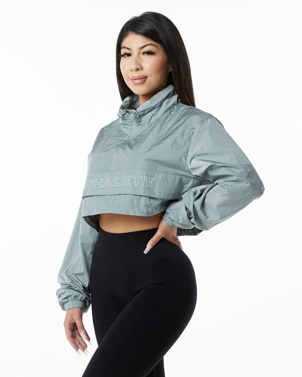 Alphalete All-Purpose Crop Jacket Blankyt | 75069BPTR