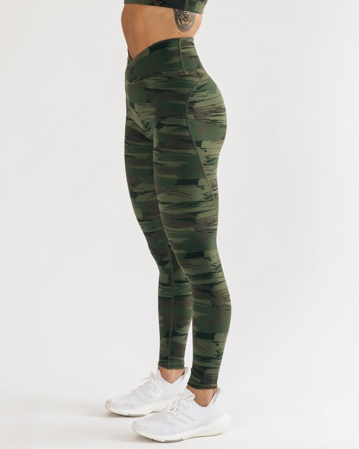 Alphalete All-Purpose Legging Olivy Zelené Maskáčové | 65873HCTN