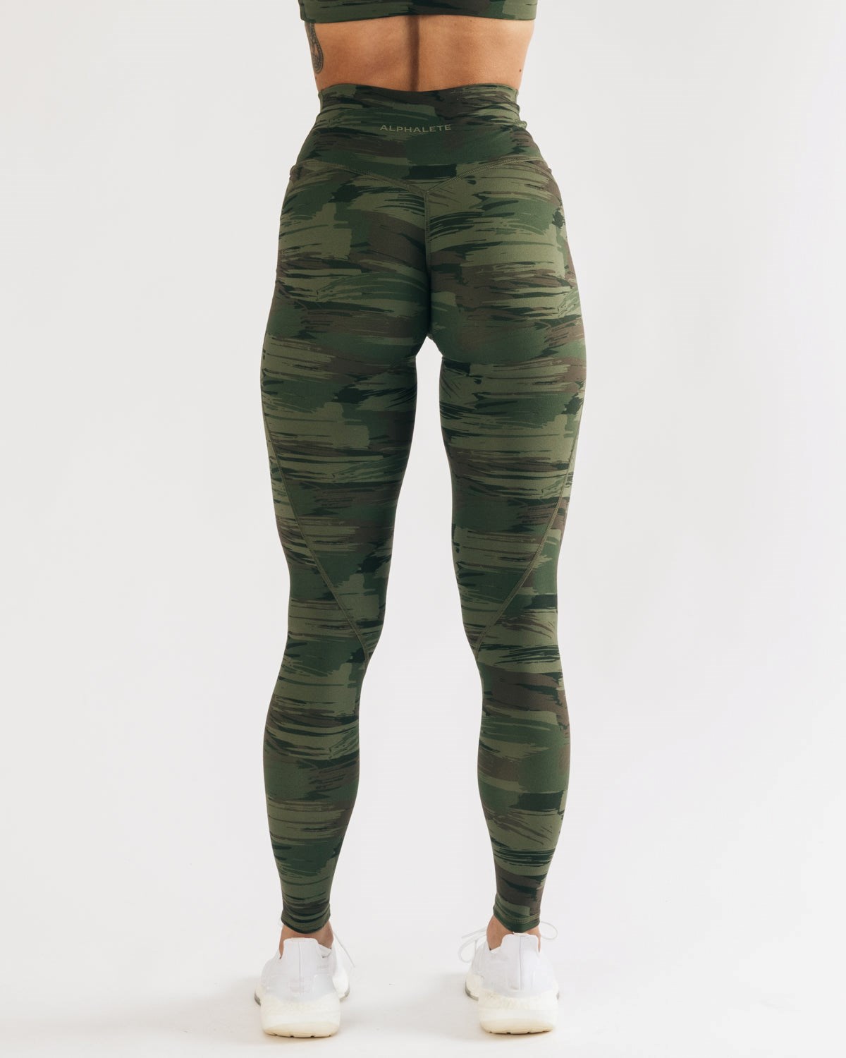 Alphalete All-Purpose Legging Olivy Zelené Maskáčové | 65873HCTN