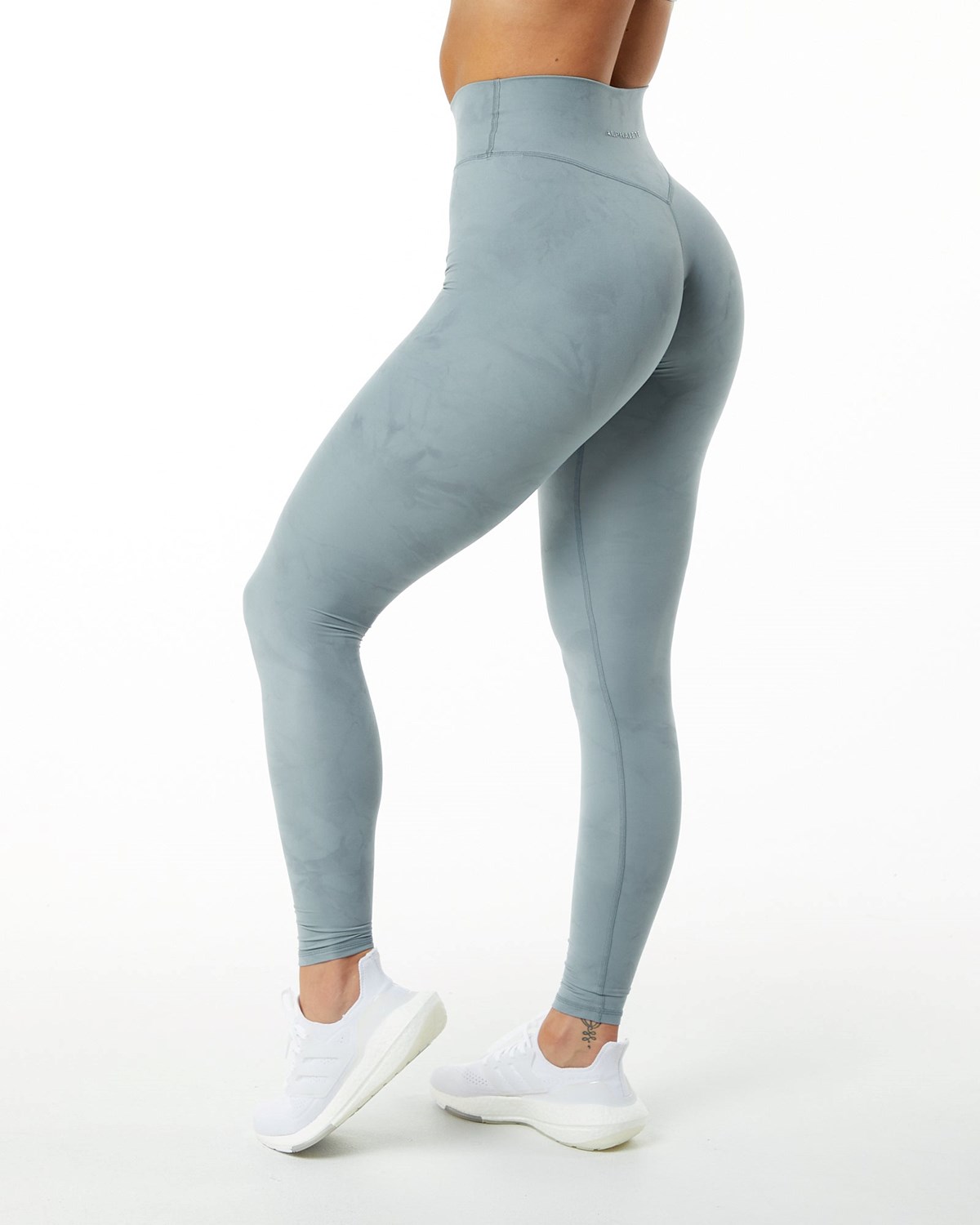 Alphalete All-Purpose Luxury Legging Washed Denim | 13407TRCG