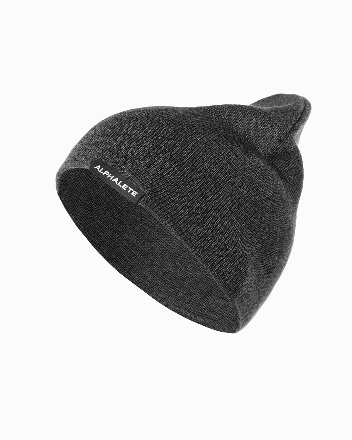 Alphalete Bavlněné Knit Beanie Charcoal | 89230MWCD