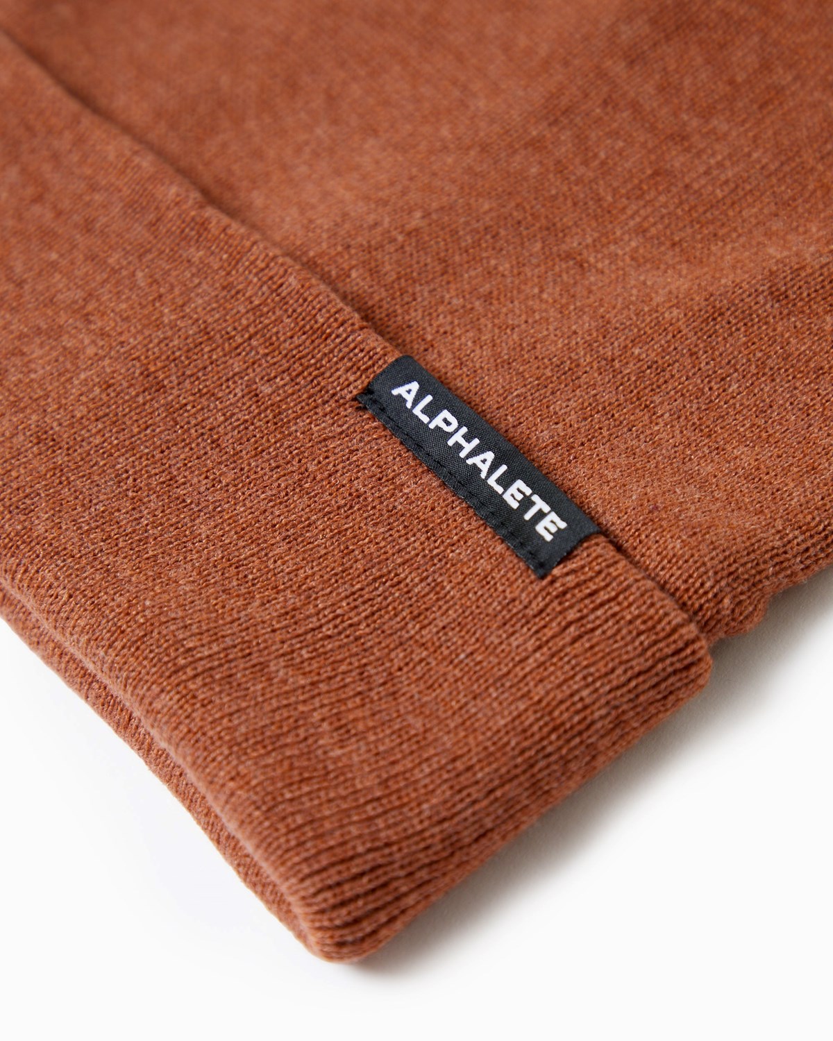 Alphalete Bavlněné Knit Beanie Clay | 60271AWMK