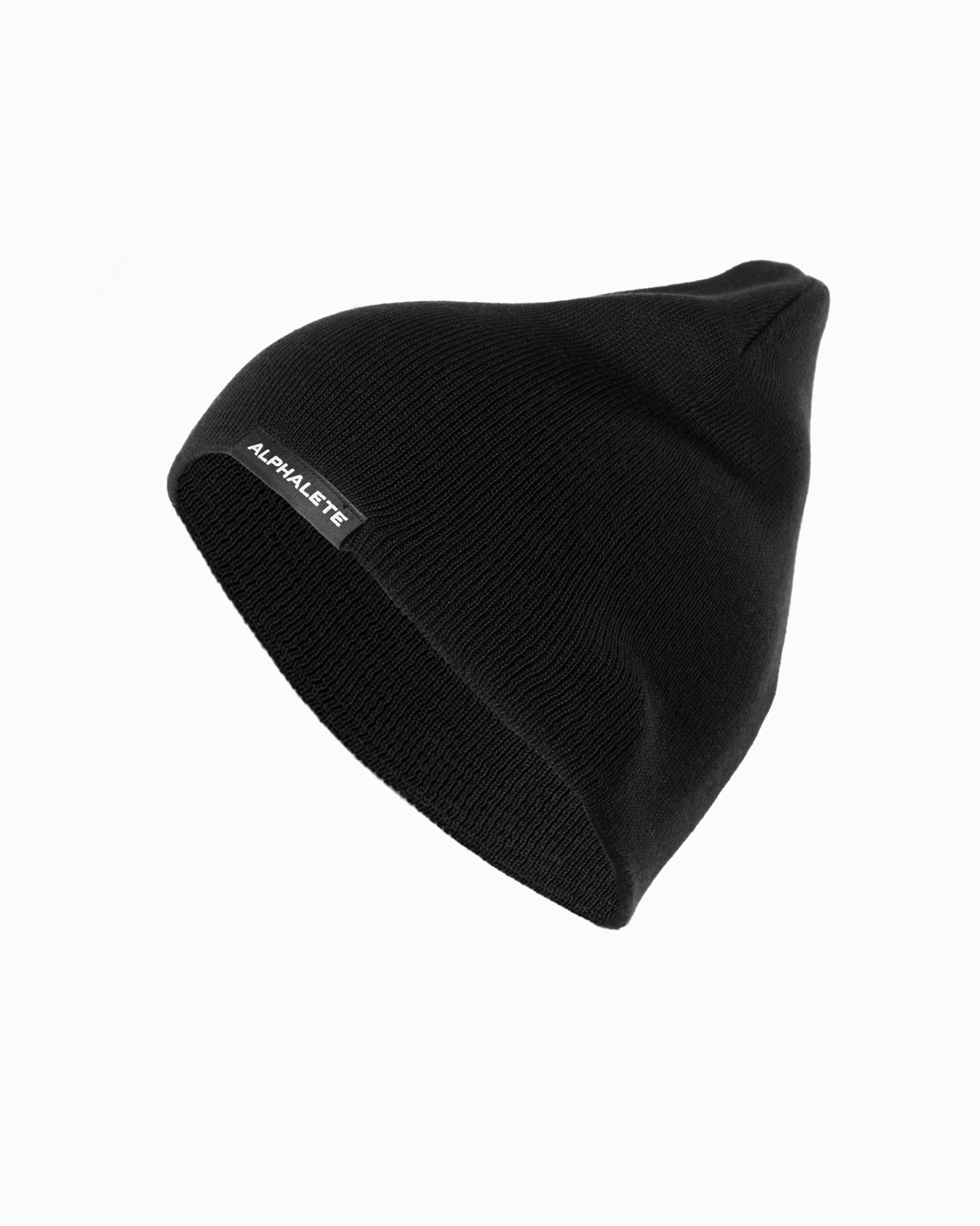 Alphalete Bavlněné Knit Beanie Černé | 08539UHJV