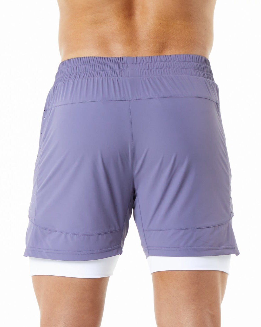 Alphalete Compression Podšité 4-Way Stretch Tréninková Krátké Digital Violet | 71925OMNU