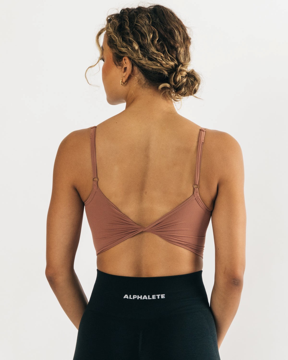 Alphalete Fitted Cropped Tank Blush | 38169FQHK