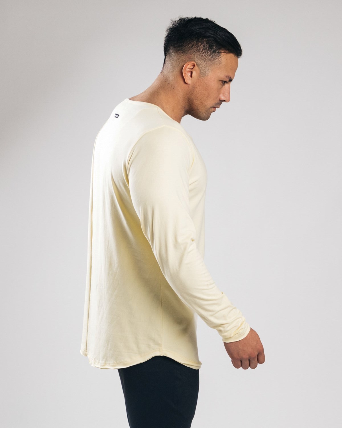 Alphalete Fitted Long Sleeve Sea Salt | 12879BHZA