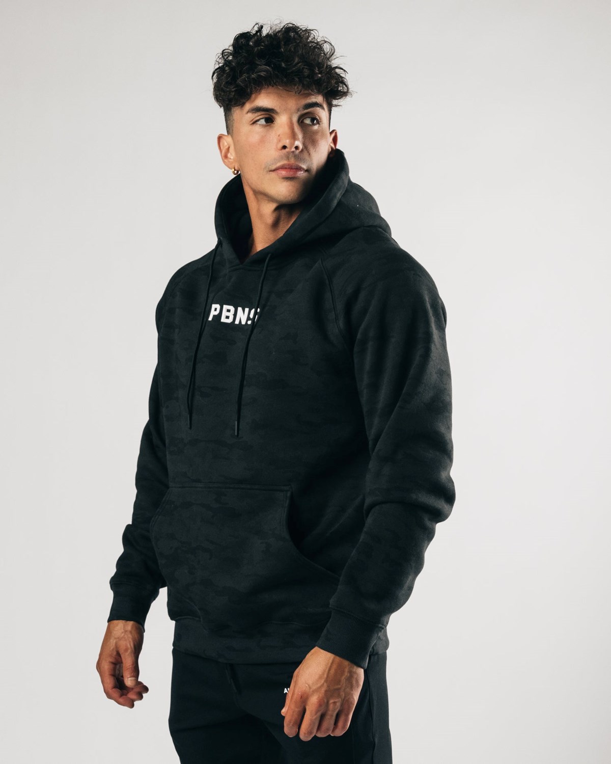 Alphalete Fitted Performance Hoodie Darkest Hour | 79820GJZO