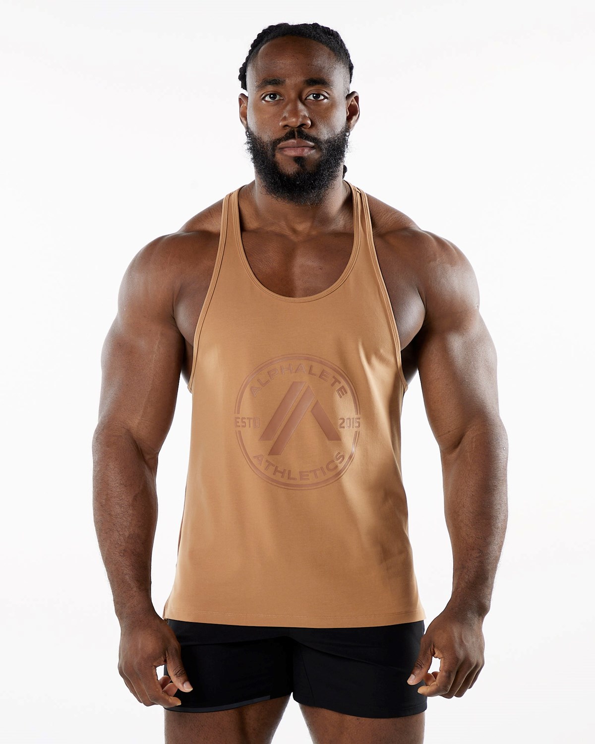 Alphalete Fitted Performance Stringer Rust | 06948SYJQ