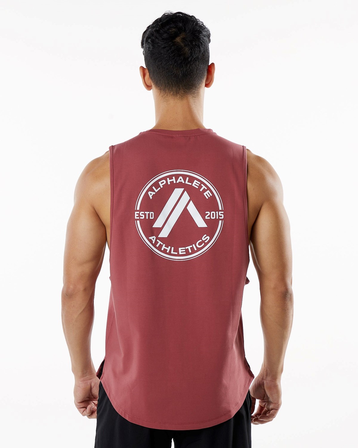 Alphalete Fitted Performance Tank Gingerbread | 25346RKOX