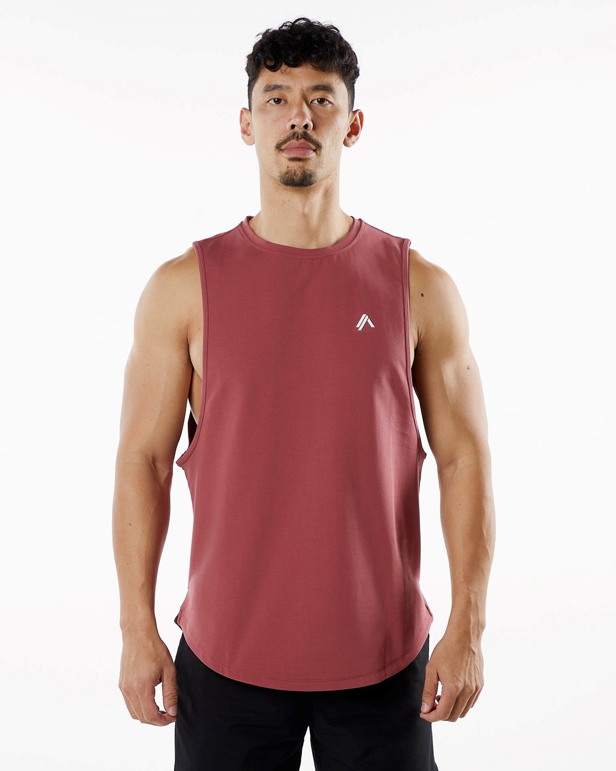 Alphalete Fitted Performance Tank Gingerbread | 25346RKOX