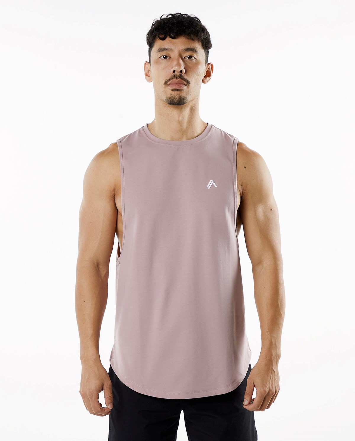 Alphalete Fitted Performance Tank Mauve | 91827EMXW