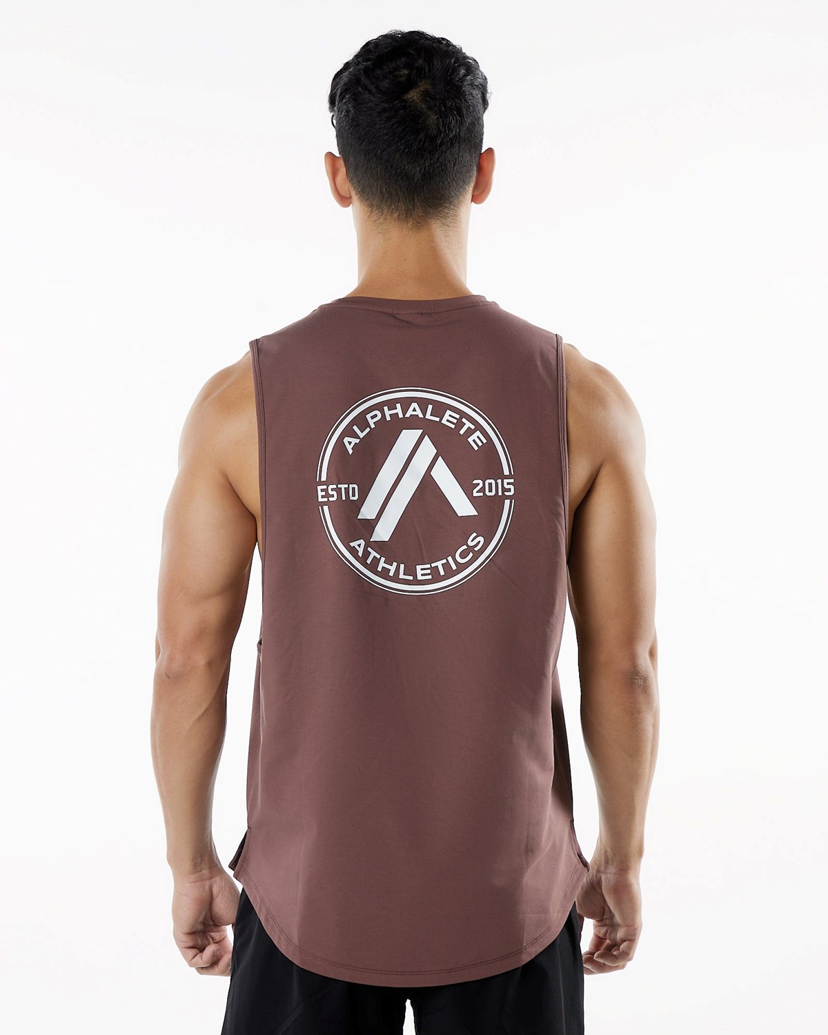 Alphalete Fitted Performance Tank Merlot | 73904FRKD