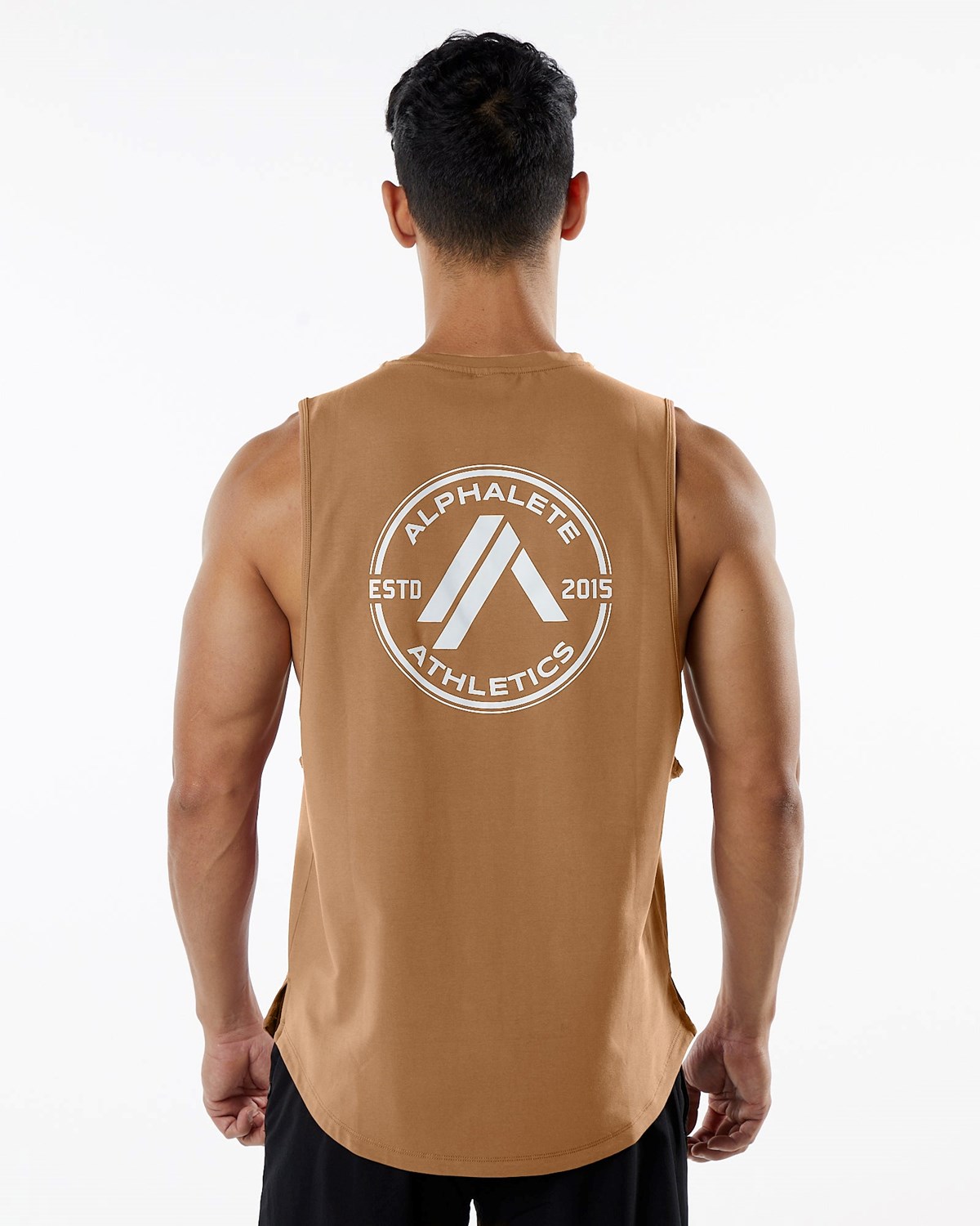 Alphalete Fitted Performance Tank Rust | 40912OPGL