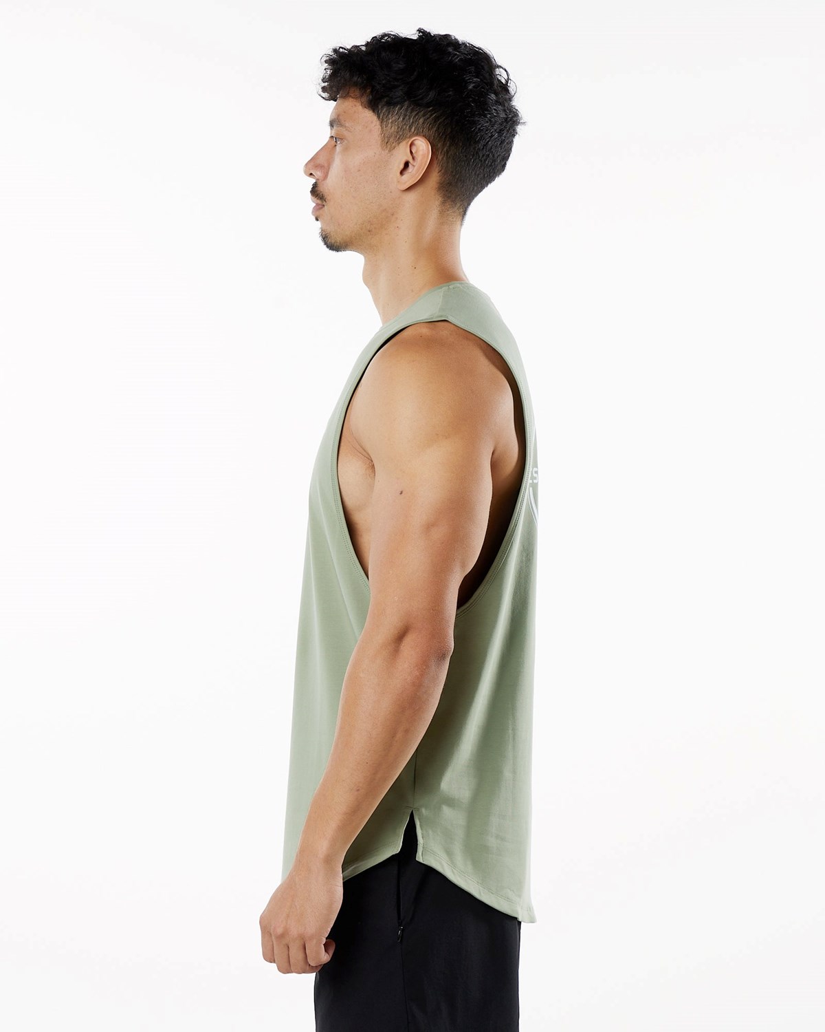 Alphalete Fitted Performance Tank Sage | 96482IZHG