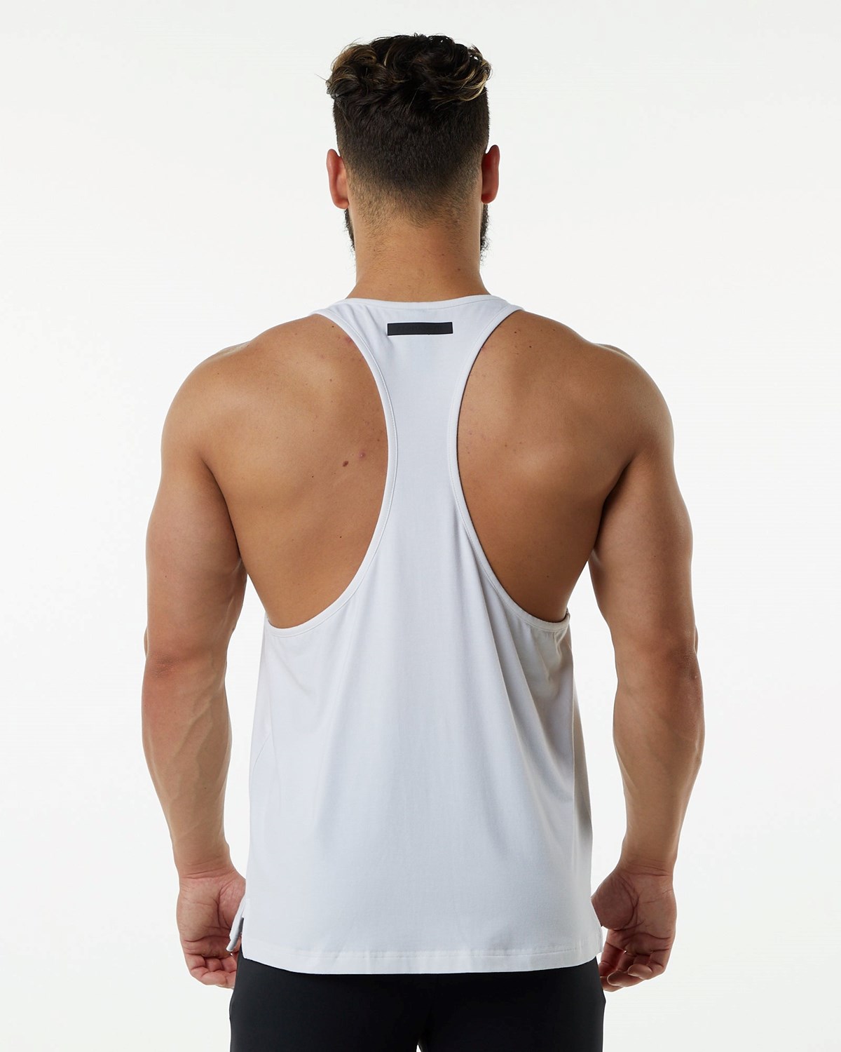 Alphalete Fitted Premium Stringer Bílé | 56931XYOE